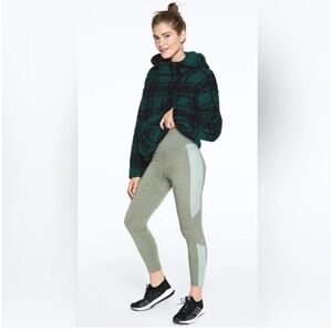 PINK Victoria's Secret Green and Gray Leggings